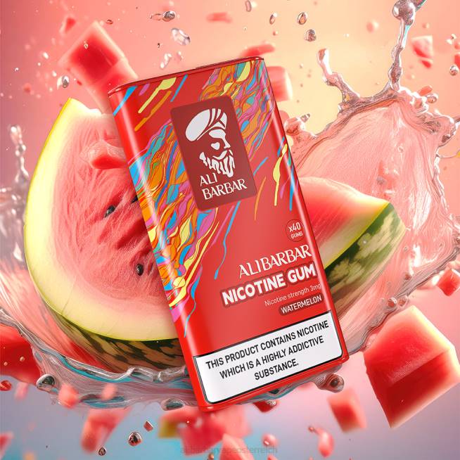 Alibarbar Nicotine Content - Apfel 6H4698 Alibarbar Nikotinkaugummi