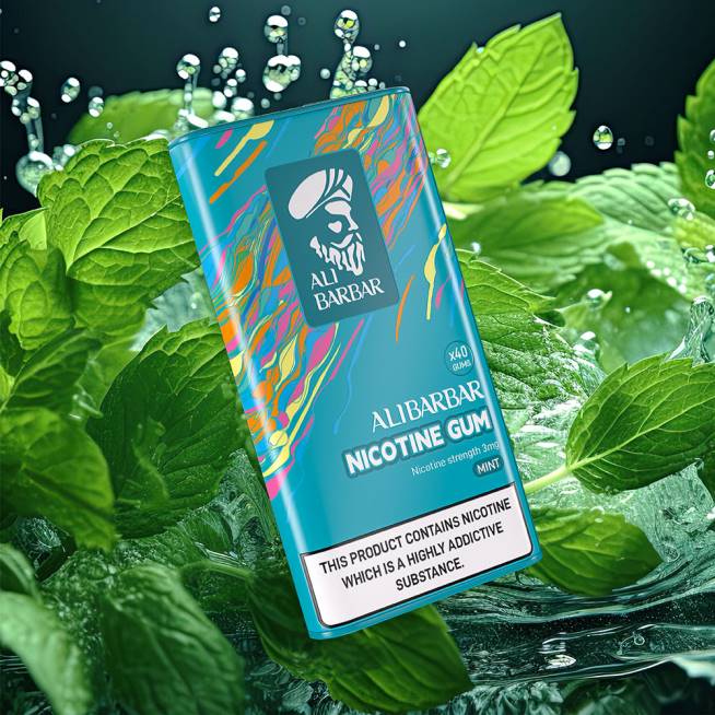 Alibarbar Nicotine Content - Apfel 6H4698 Alibarbar Nikotinkaugummi