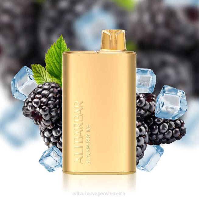 Alibarbar Nicotine Content - Brombeereis 6H4610 Alibarbar Rich 8000 Einweg-Vaporizer
