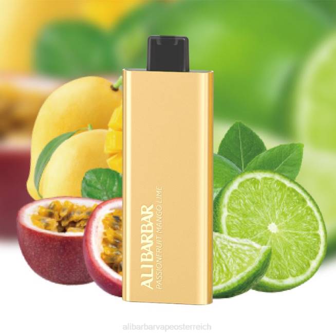 Alibarbar Nicotine Content - Passionsfrucht-Mango-Limette 6H4658 Alibarbar Pandora 7000 Einweg-Vaporizer