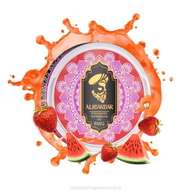 Alibarbar Vape Flavours - Erdbeer-Wassermelonen-Eis 6H4693 Alibarbar Nikotinbeutel
