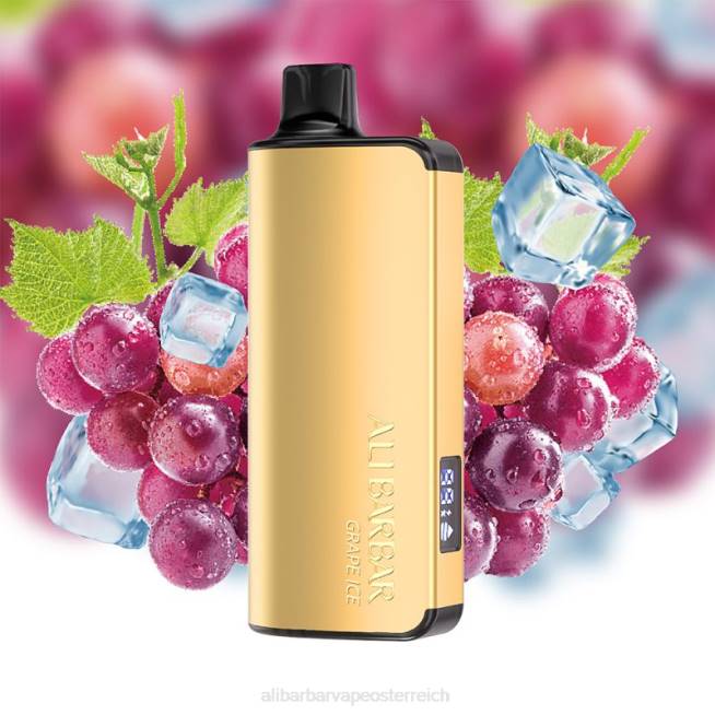 Alibarbar Vape Flavours - Traubeneis 6H4637 Alibarbar Ingot 20000 Einweg-Vaporizer