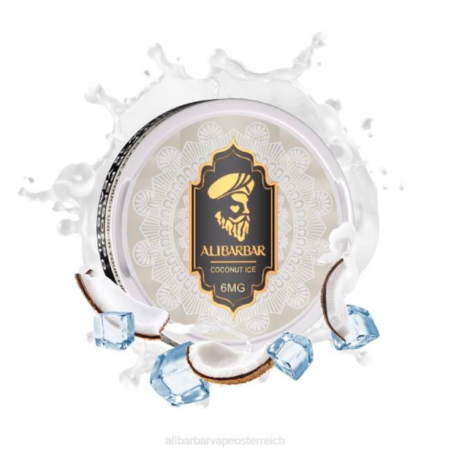 Alibarbar Vape Nicotine - Kokoseis 6H4683 Alibarbar Nikotinbeutel