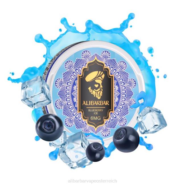 Alibarbar Vape Price - Blaubeereis 6H4695 Alibarbar Nikotinbeutel