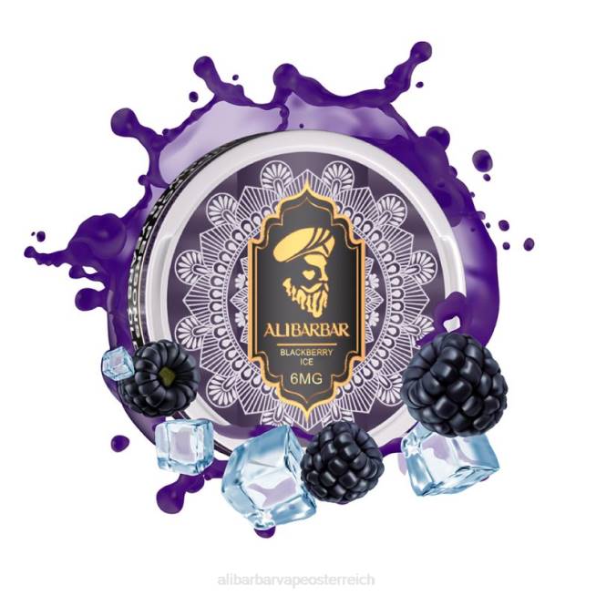 Alibarbar Vape Österreich - Brombeereis 6H4697 Alibarbar Nikotinbeutel
