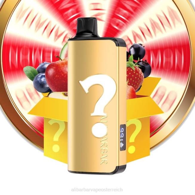 Alibarbar Vape Nicotine Content - Geschmacksroulette 6H4636 Alibarbar Ingot 20000 Einweg-Vaporizer