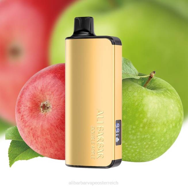 Alibarbar Vape Price - Doppelapfel 6H4647 Alibarbar Ingot 20000 Einweg-Vaporizer