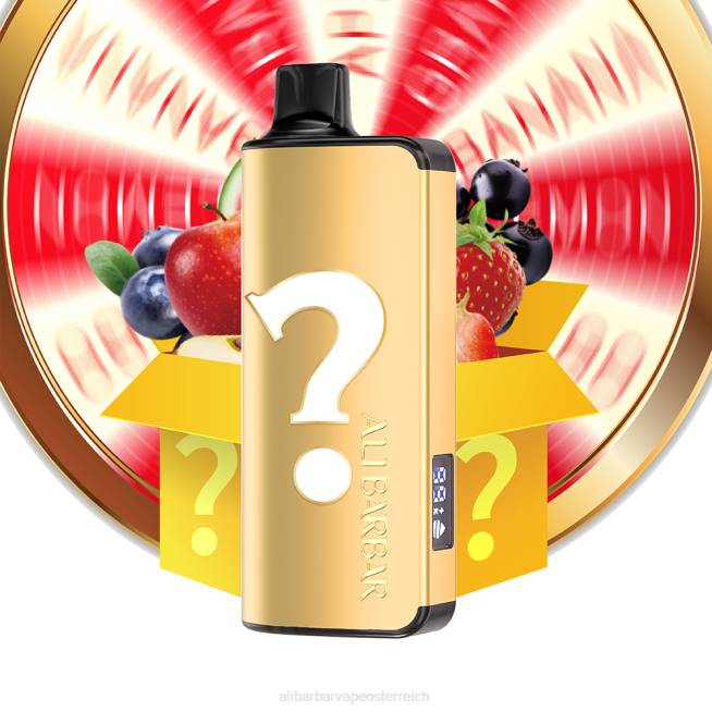 Alibarbar Vape Nicotine - Geschmacksroulette 6H4619 Alibarbar Ingot 9000 Einweg-Vaporizer