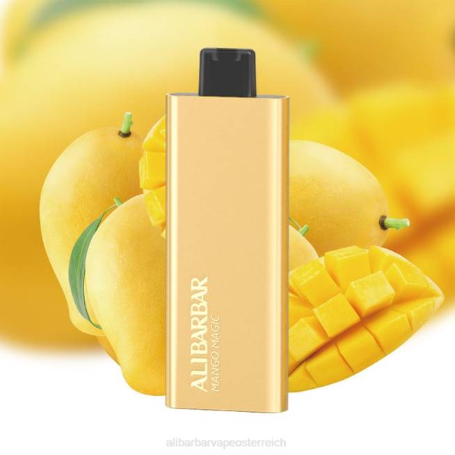 Alibarbar Vape Nicotine - Mango-Magie 6H4667 Alibarbar Pandora 7000 Einweg-Vaporizer