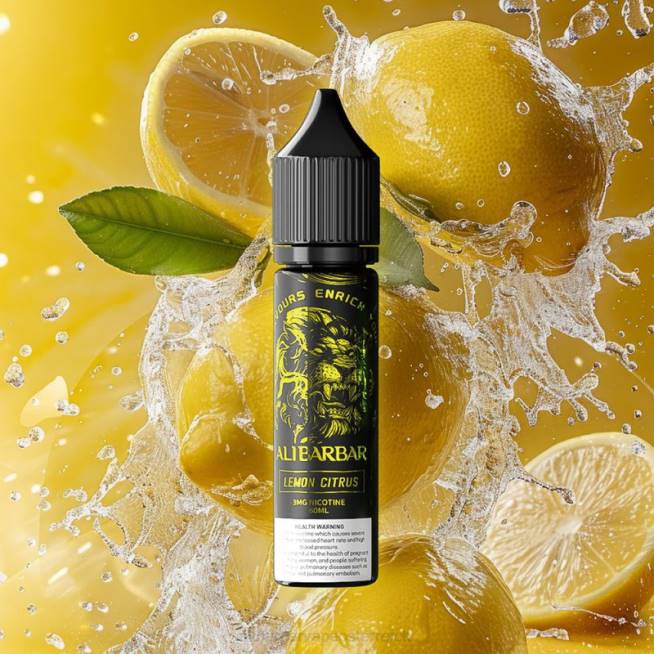 Alibarbar Vape Nicotine Content - Zitronenzitrusfrüchte 6H46108 Alibarbar Shisha-Onyx-Dock